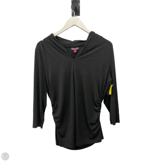 Top 3/4 Sleeve By Vince Camuto In Black, Size: Xl