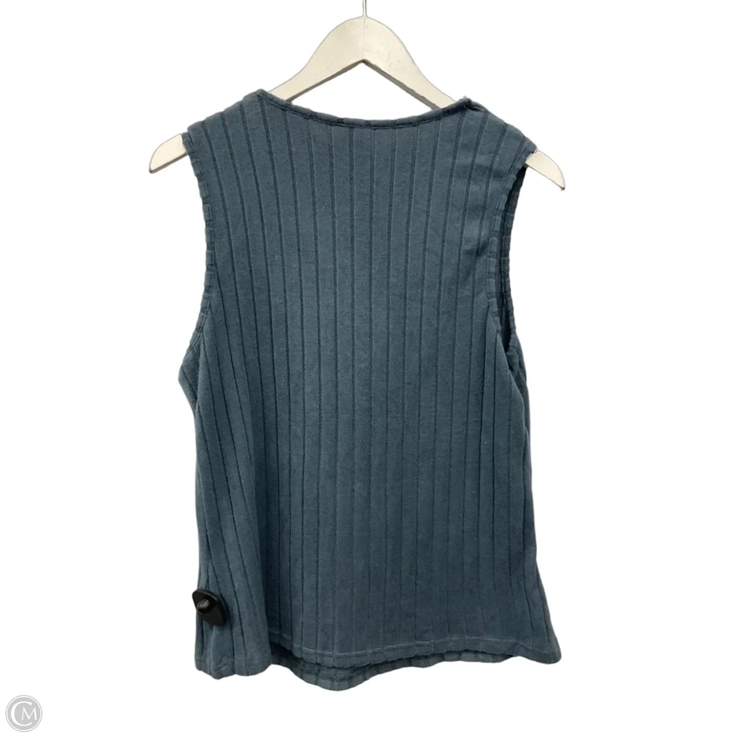 Top Sleeveless By Shein In Blue, Size: L