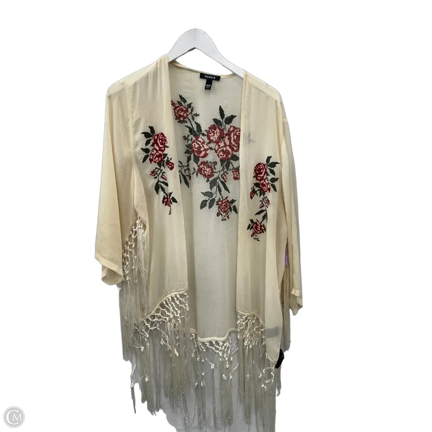 Kimono By Torrid In Cream, Size: L