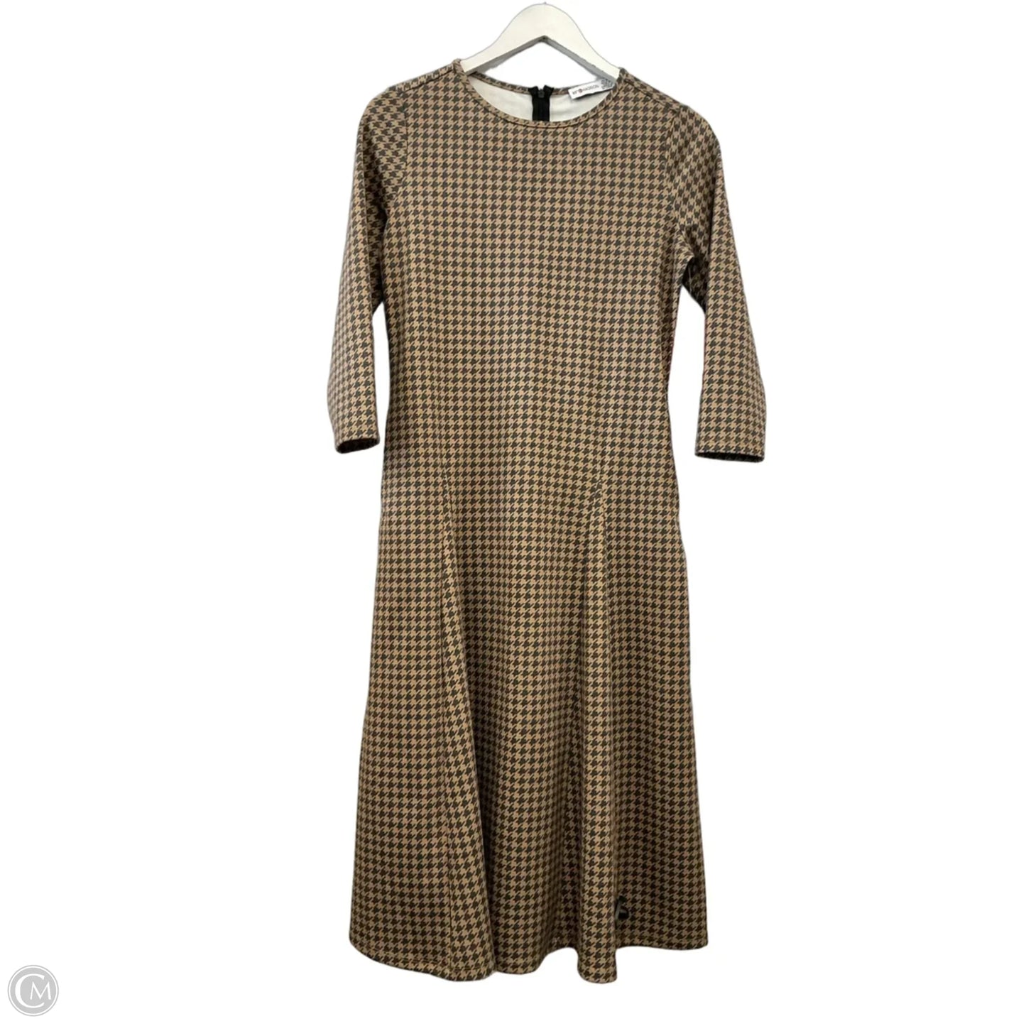 Dress Casual Midi By 89th And Madison In Brown, Size: Xs