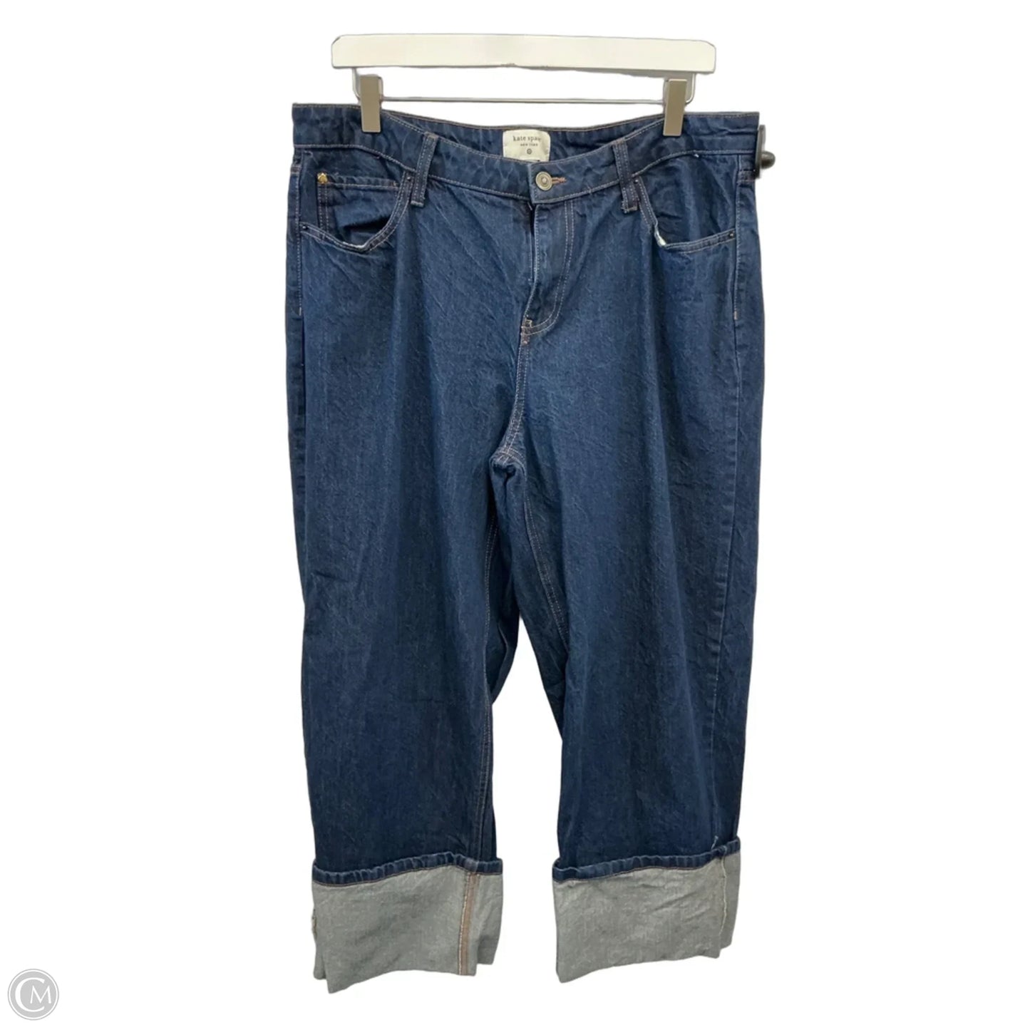 Jeans Designer By Kate Spade In Blue Denim, Size: 12