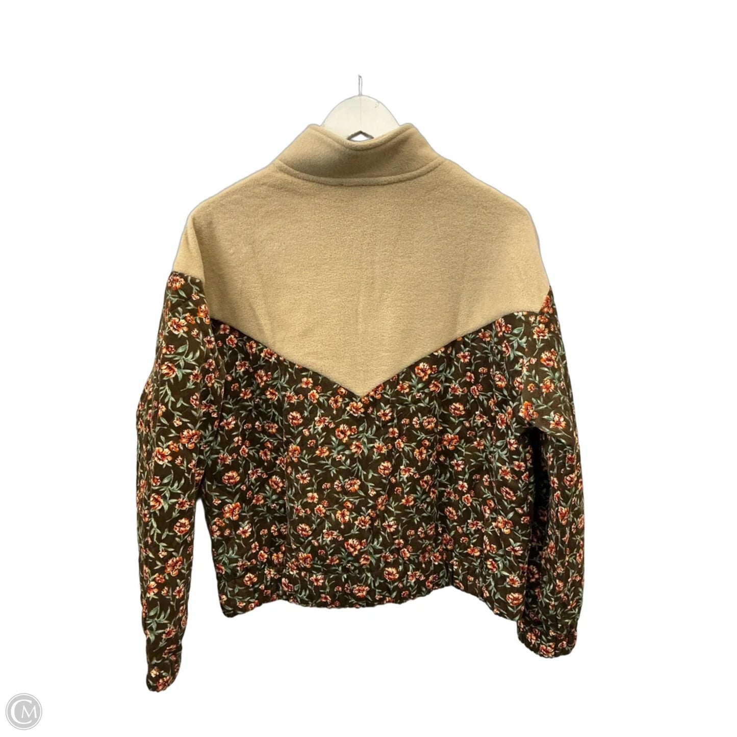 Jacket Fleece By Oddi In Tan, Size: S