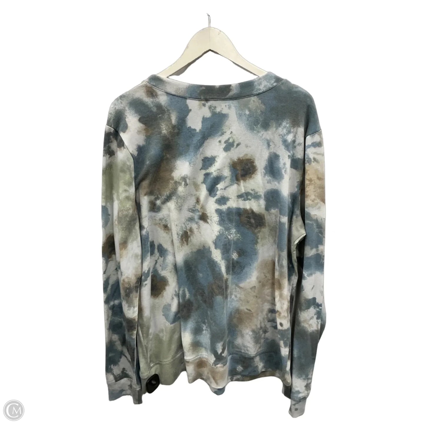 Sweatshirt Crewneck By Clothes Mentor In Blue, Size: Xxl