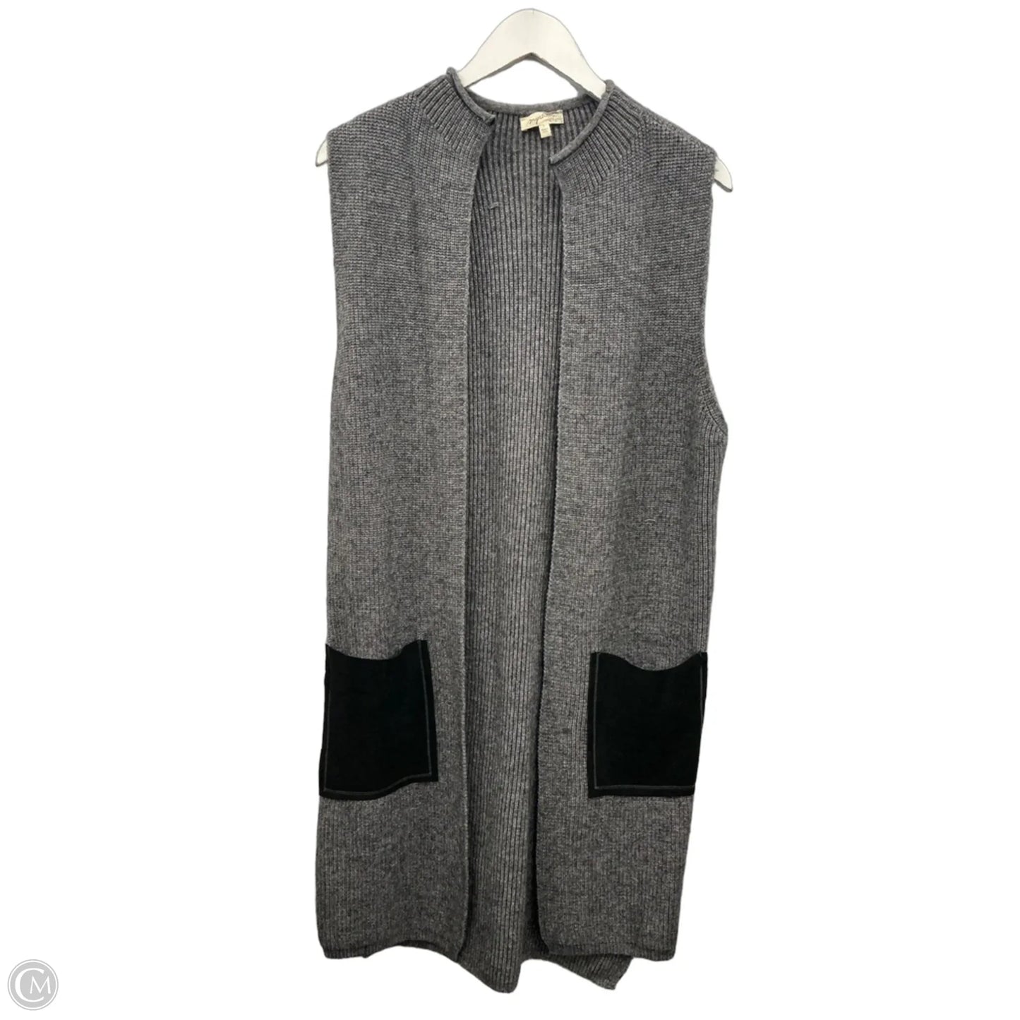 Vest Sweater By Mystree In Grey, Size: S