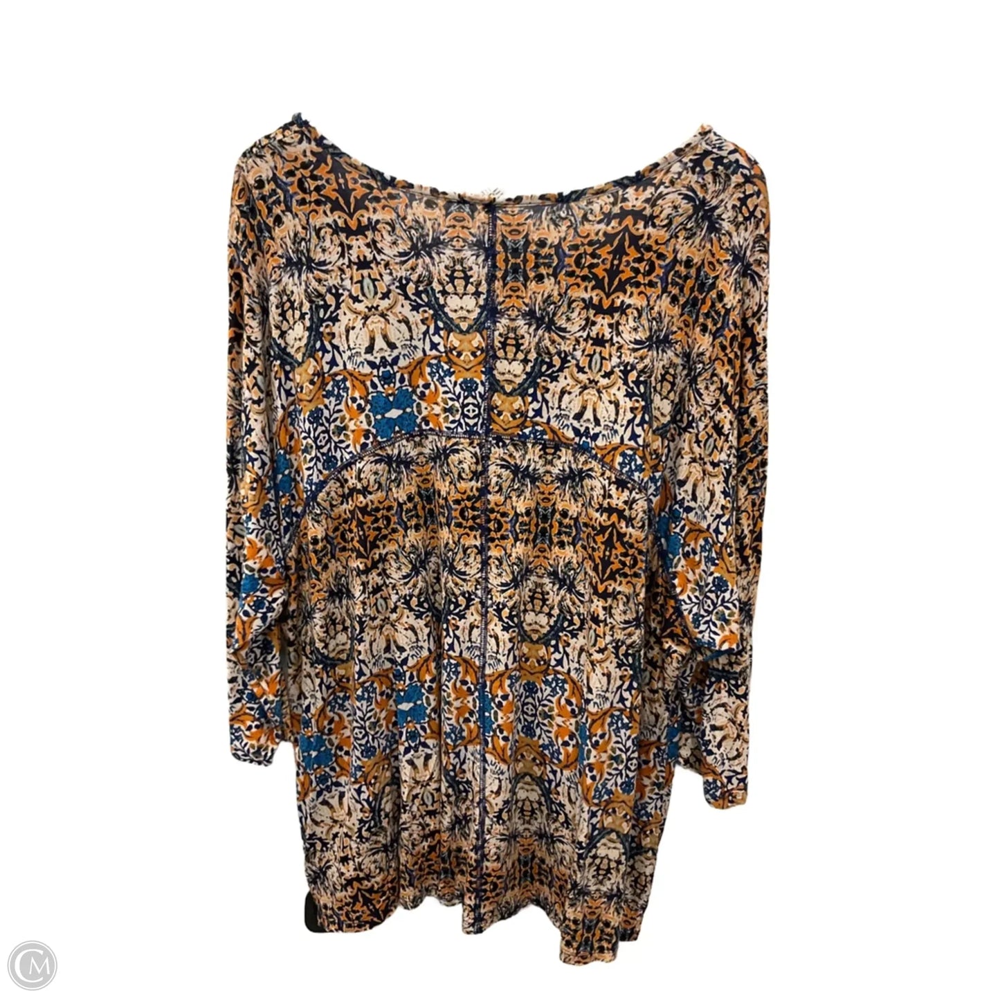 Top 3/4 Sleeve By Artisan Ny In Blue, Size: 3x