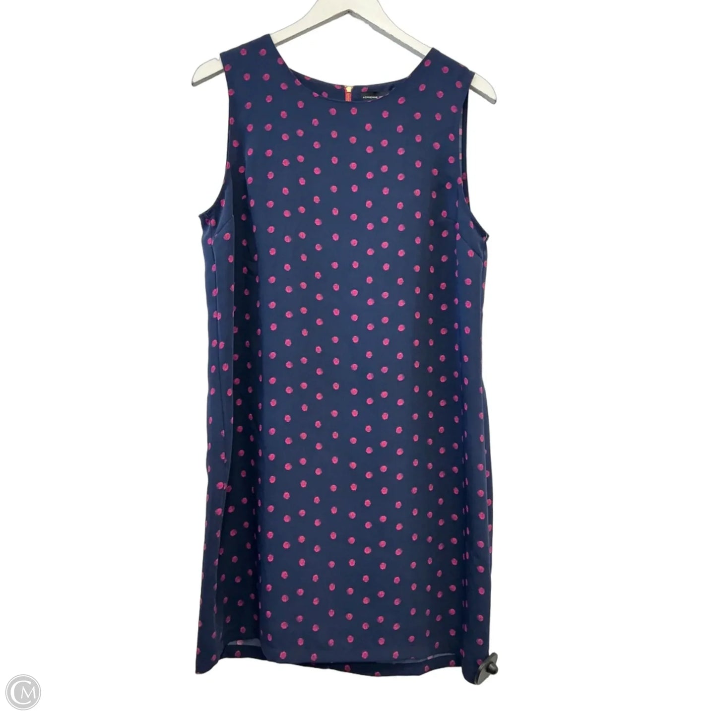 Dress Casual Midi By Adrienne Vittadini In Navy, Size: M