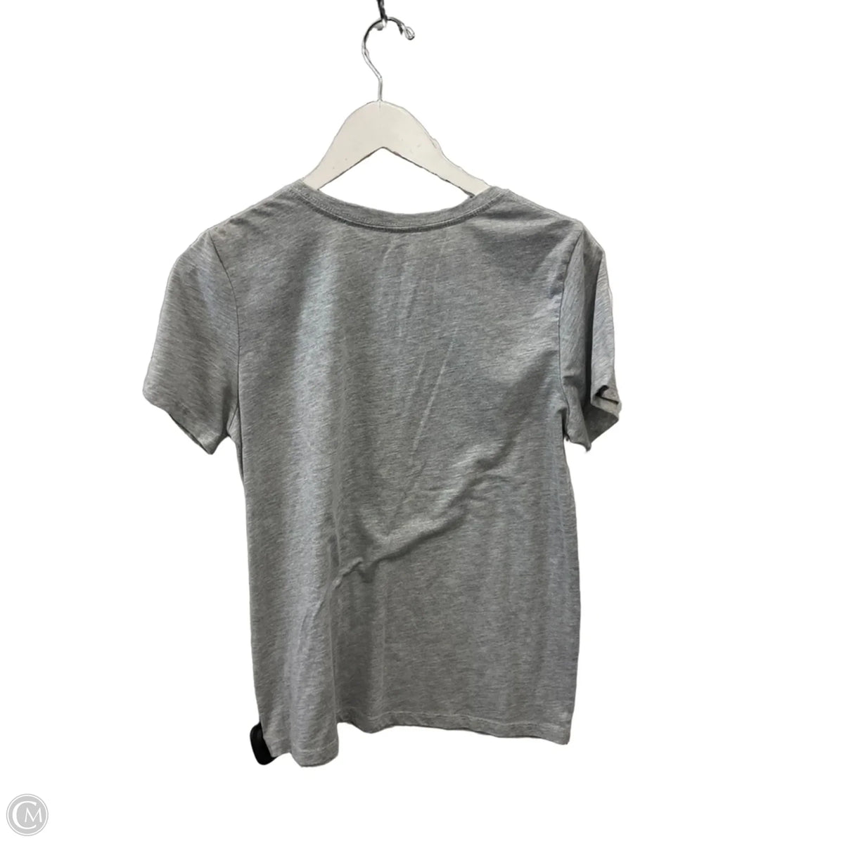 Top Short Sleeve Basic By Clothes Mentor In Grey, Size: M