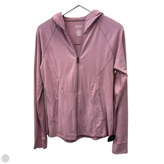 Athletic Jacket By Tek Gear In Purple, Size: M