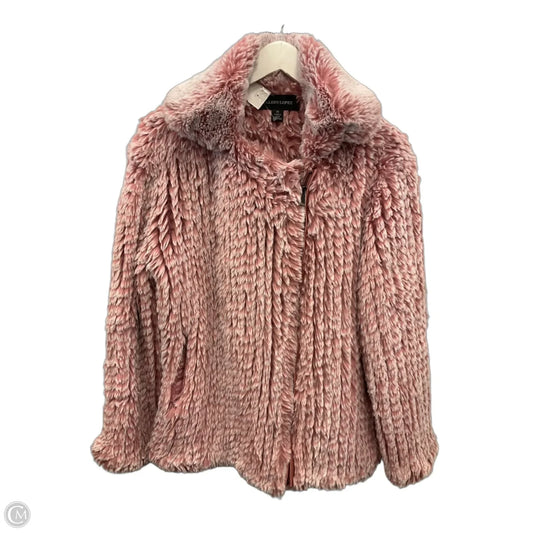 Coat Faux Fur & Sherpa By Colleen Lopez In Pink, Size: Xs