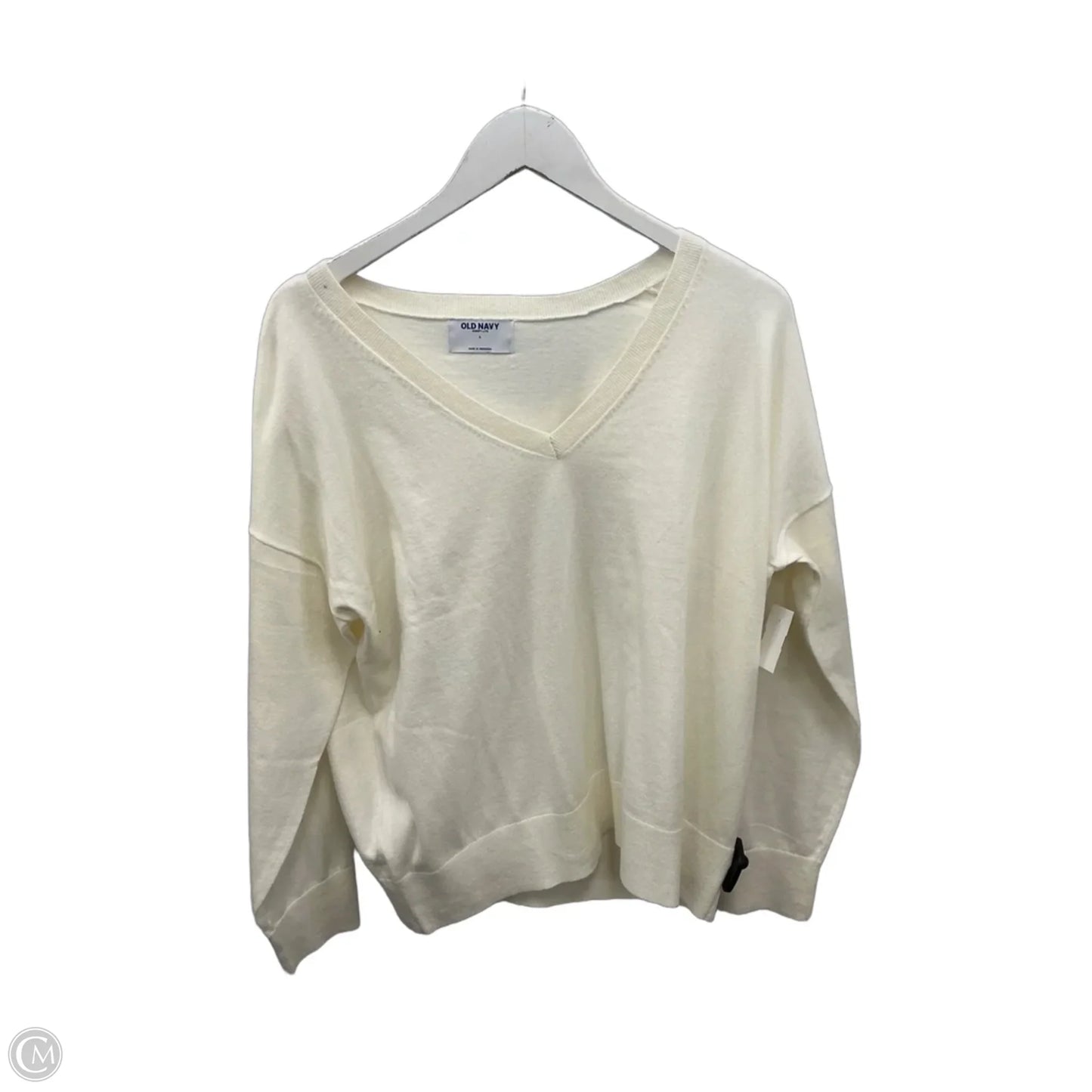 Sweater By Old Navy In Cream, Size: L