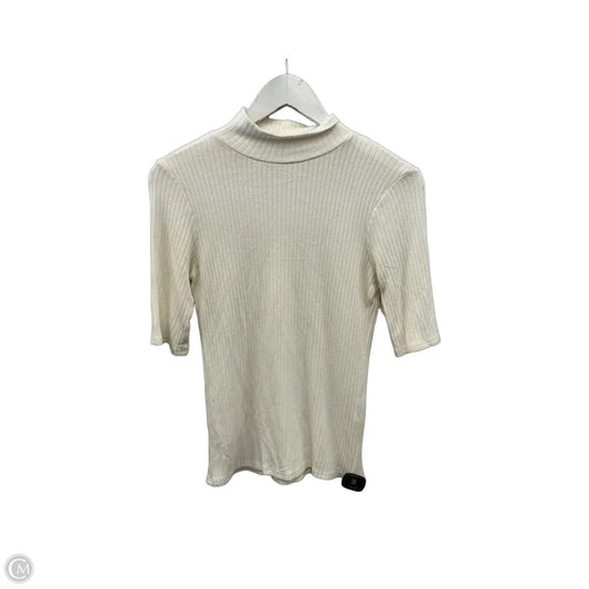 Top Short Sleeve By Reformation In Cream, Size: M