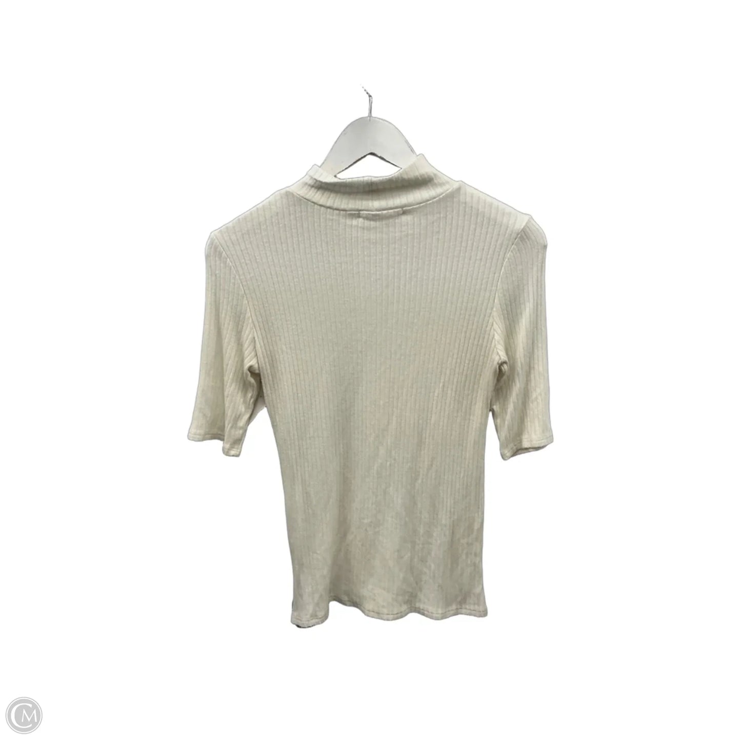 Top Short Sleeve By Reformation In Cream, Size: M