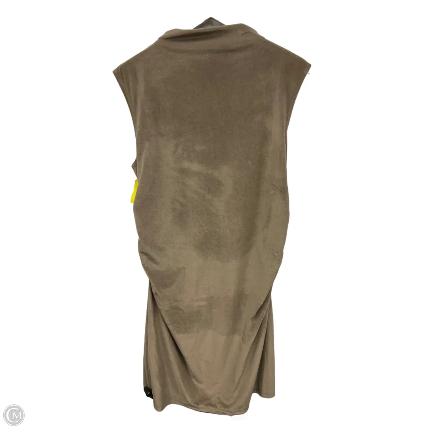 Dress Casual Midi By A New Day In Tan, Size: Xl