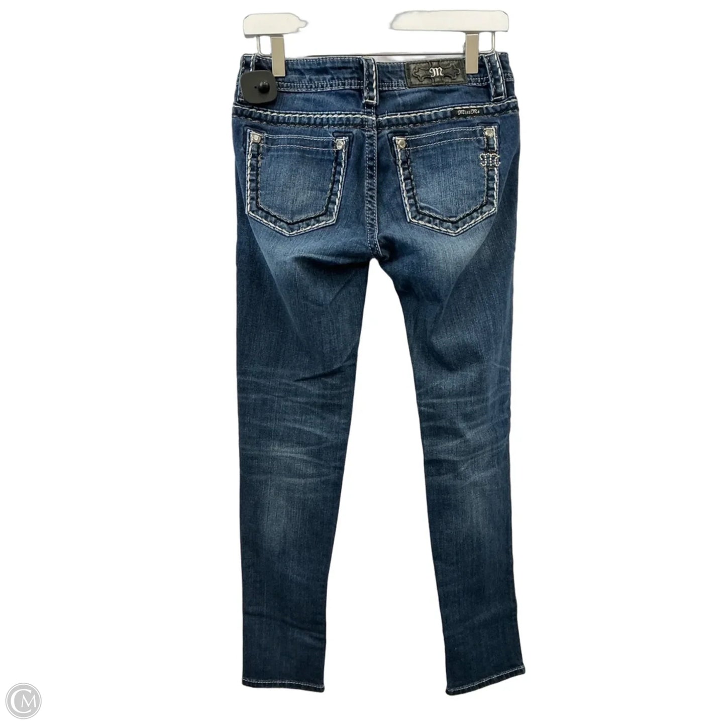 Jeans Skinny By Miss Me In Blue Denim, Size: 4