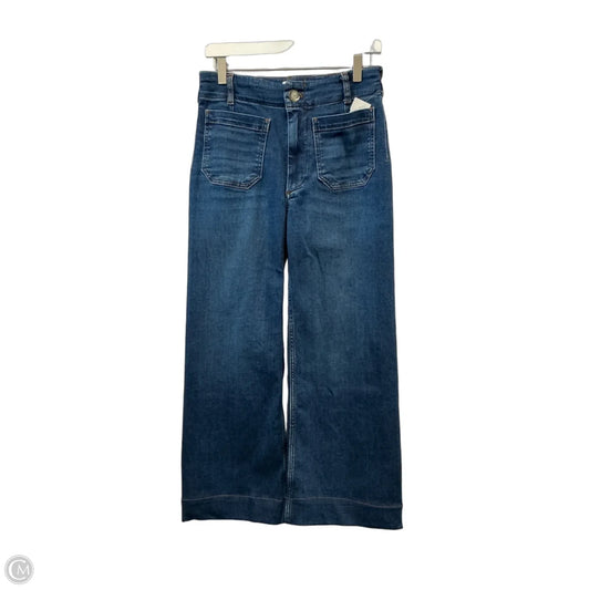 Jeans Wide Leg By Maeve In Blue Denim, Size: 6p
