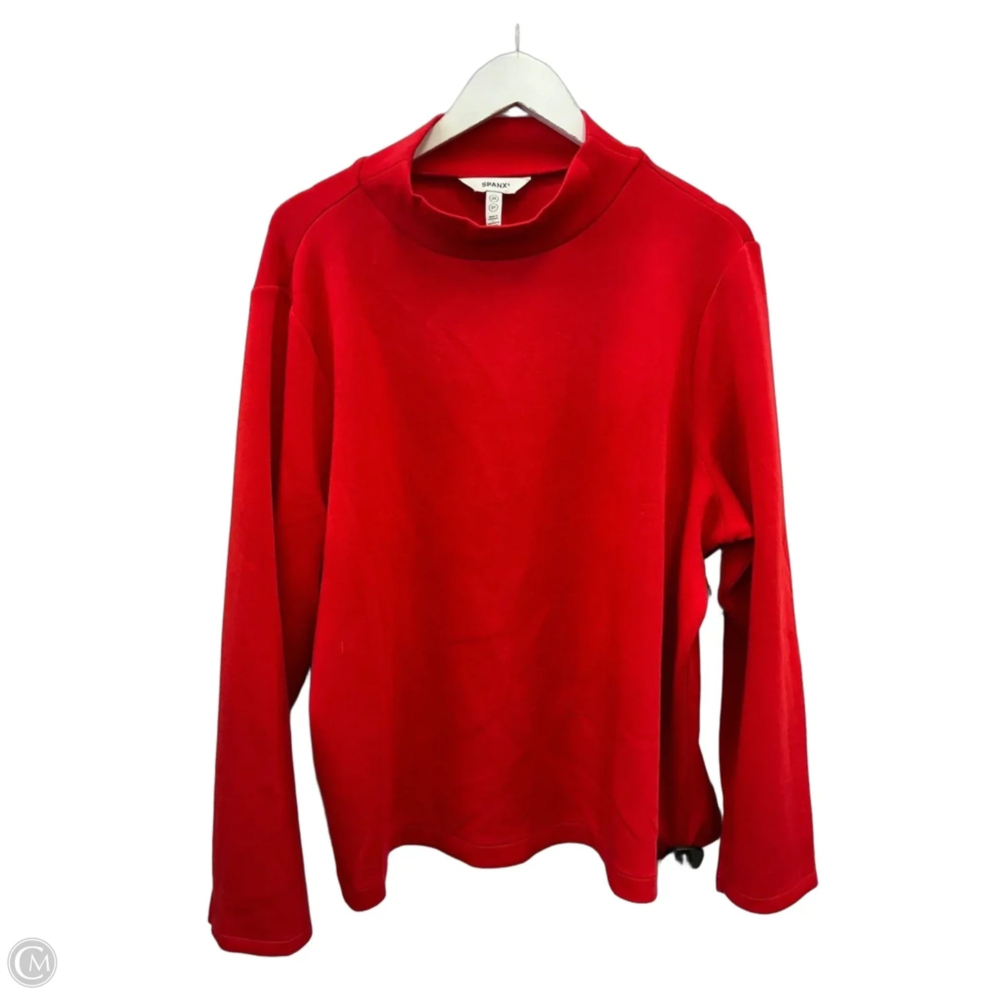 Top Long Sleeve By Spanx In Red, Size: 2x
