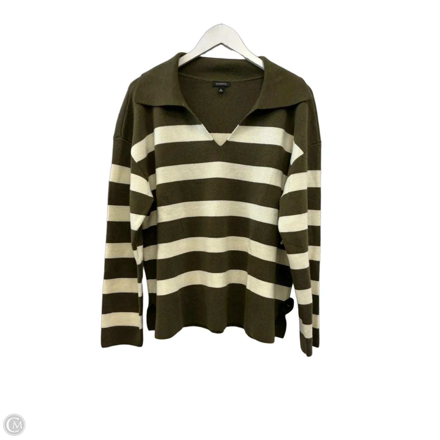 Sweater By Talbots In Green, Size: Xl