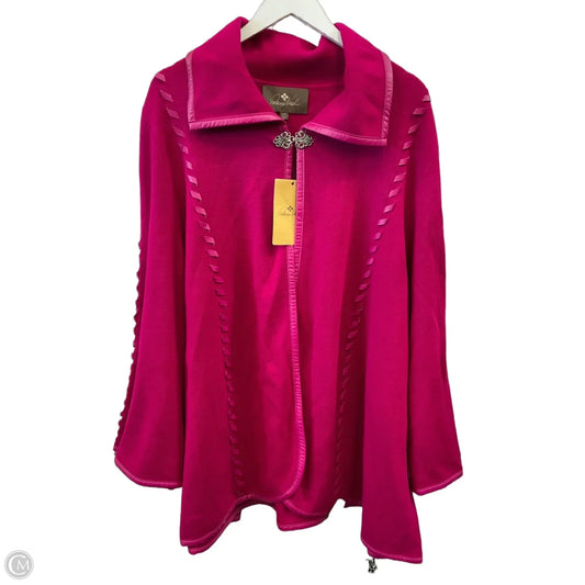 Coat Designer By Patricia Nash In Pink, Size: 2x