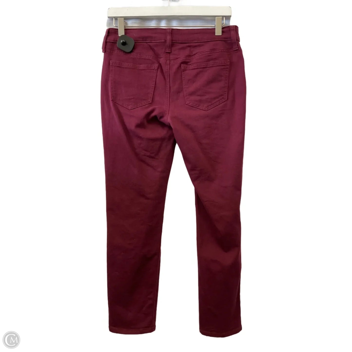 Jeans Straight By Chicos In Maroon, Size: 2