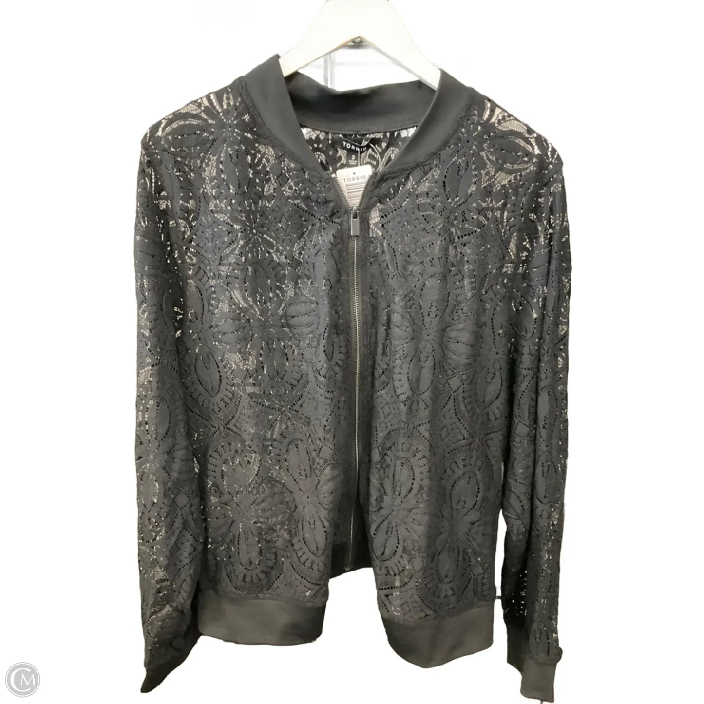 Jacket Shirt By Torrid In Black, Size: 3x