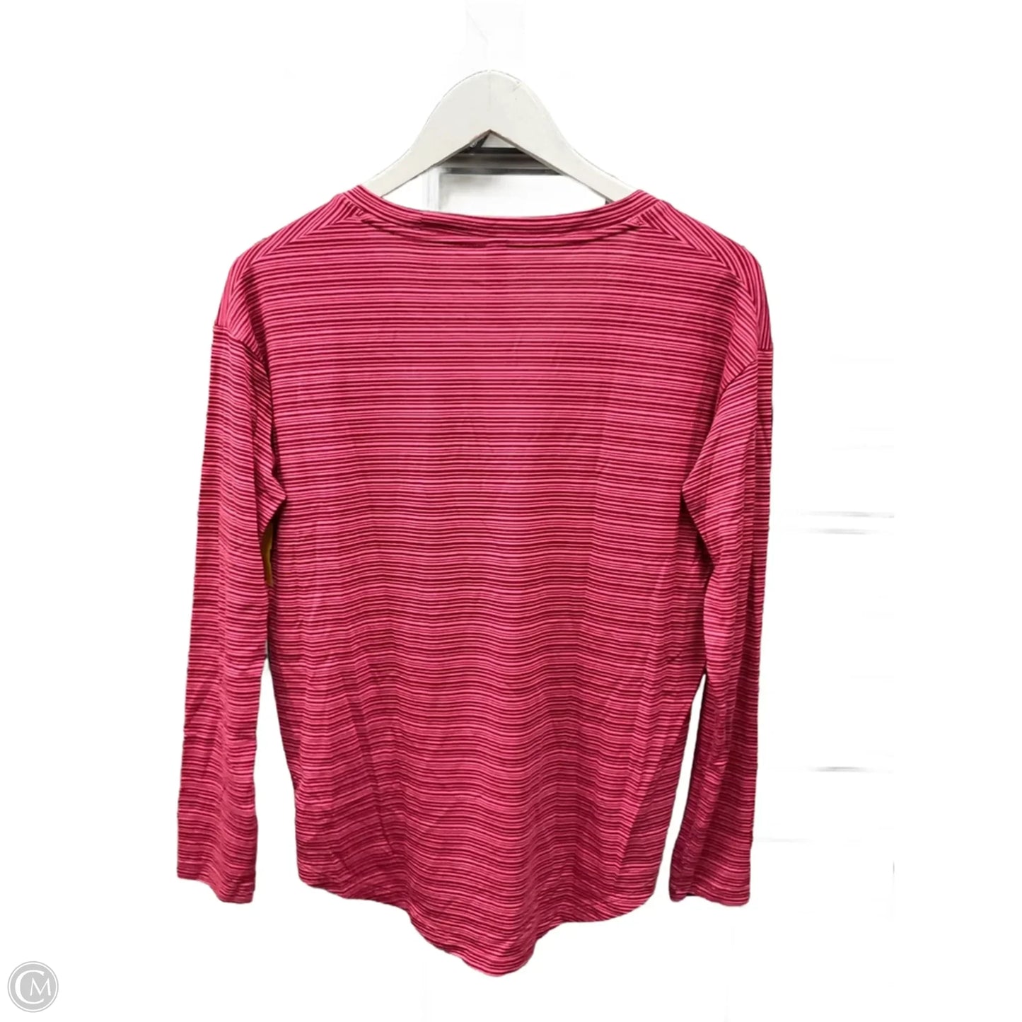 Athletic Top Short Sleeve By Athleta In Pink & Red, Size: S