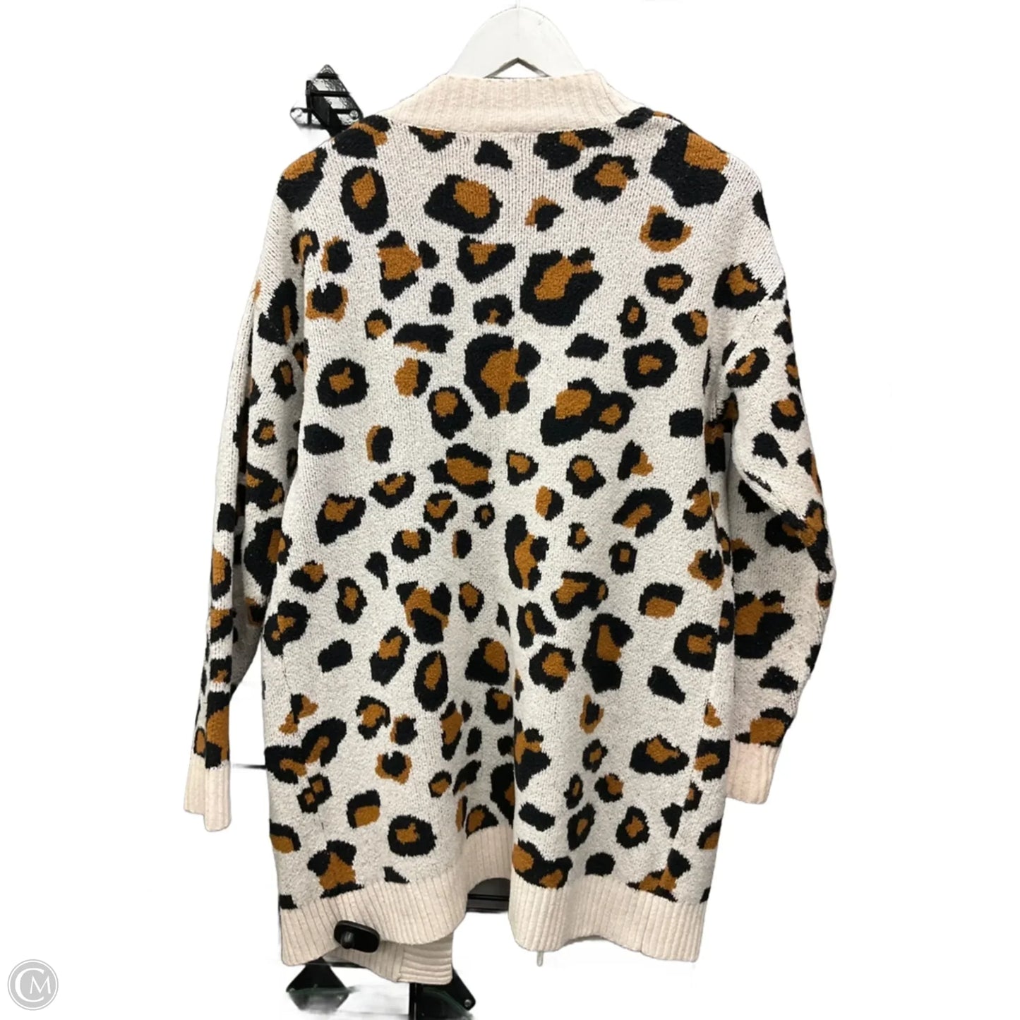 Cardigan By Who What Wear In Animal Print, Size: S