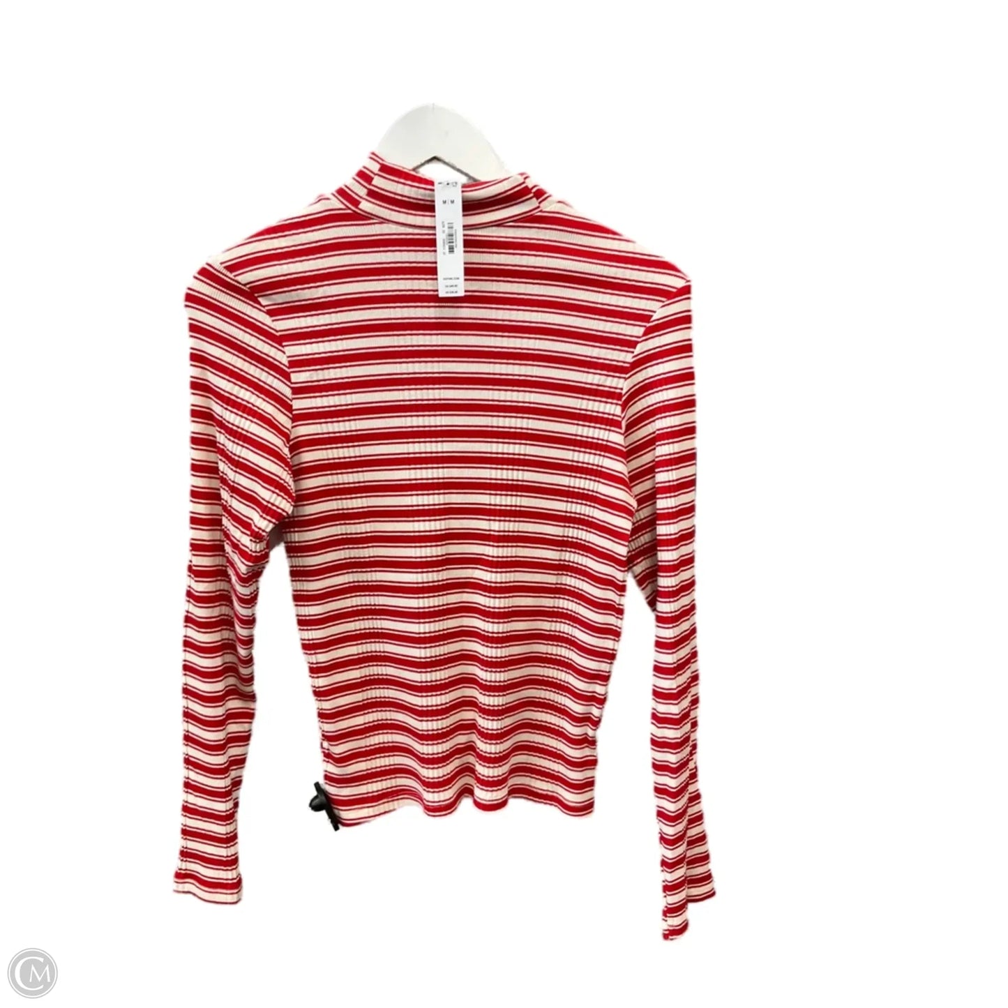 Top Long Sleeve By Pink In Red, Size: M
