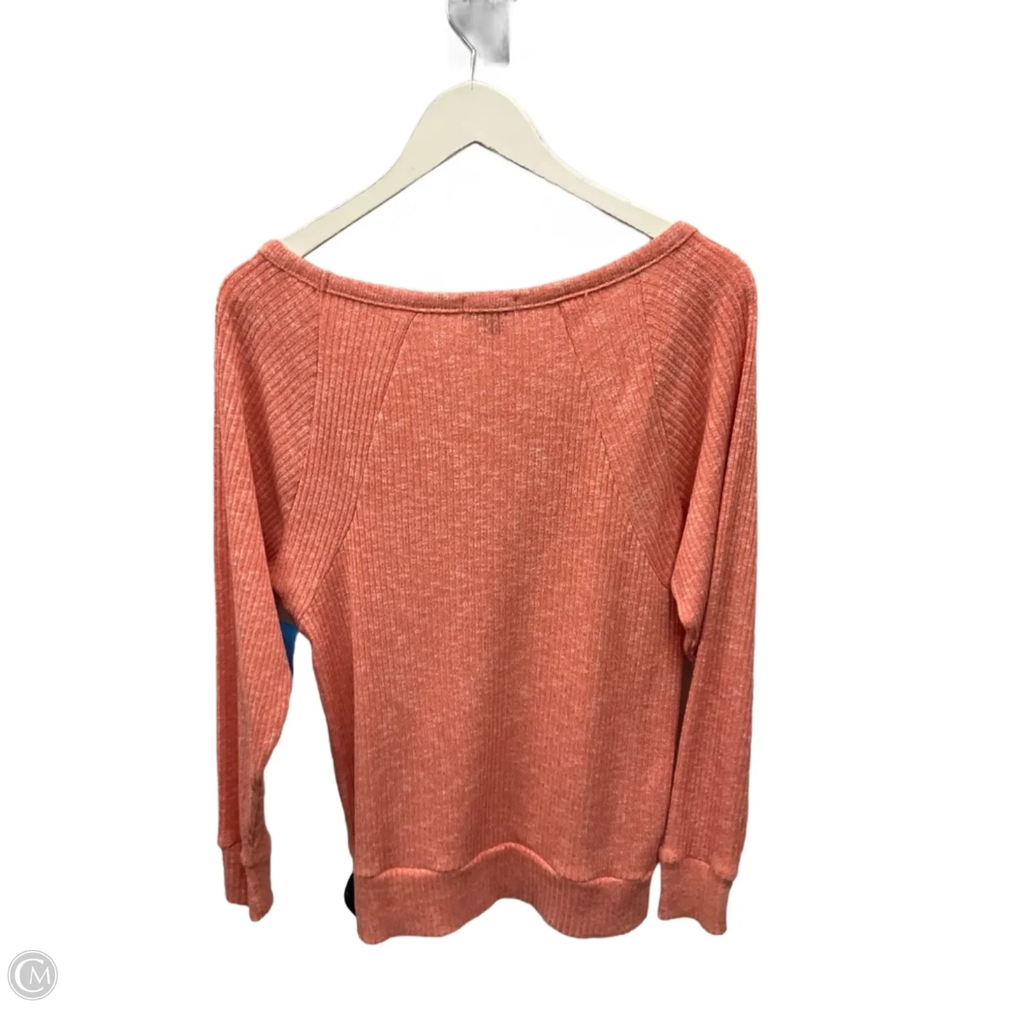 Top Long Sleeve By Falls Creek In Orange, Size: S