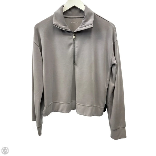 Athletic Top Long Sleeve Collar By Athleta In Mauve, Size: S