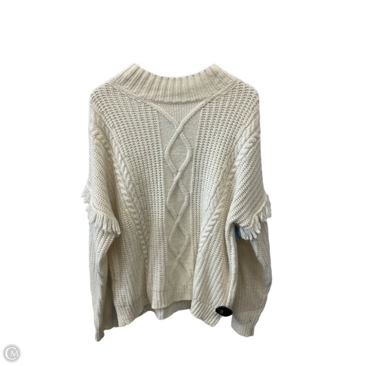 Sweater By Time And Tru In Cream, Size: Xl