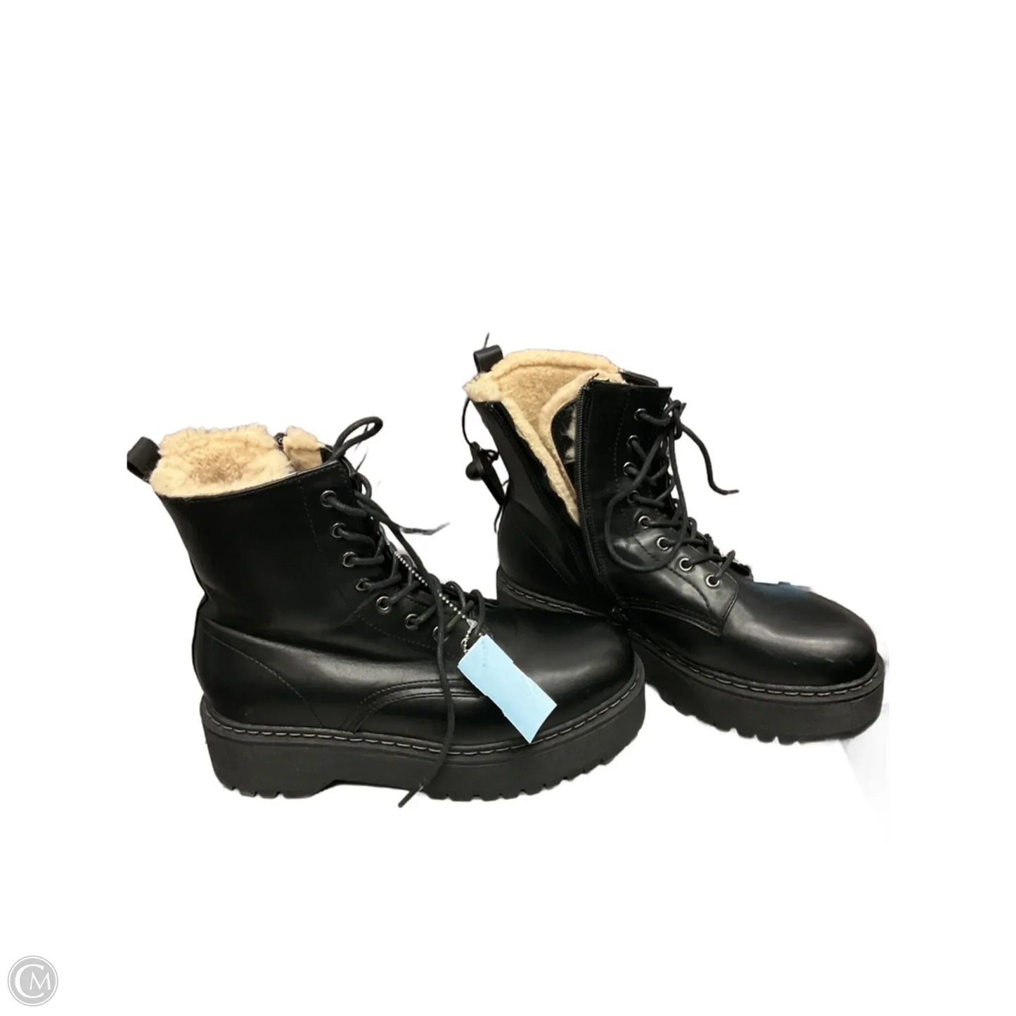 Boots Combat By Steve Madden In Black, Size: 9