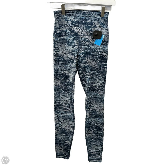 Athletic Leggings By Lululemon In Blue, Size: 4