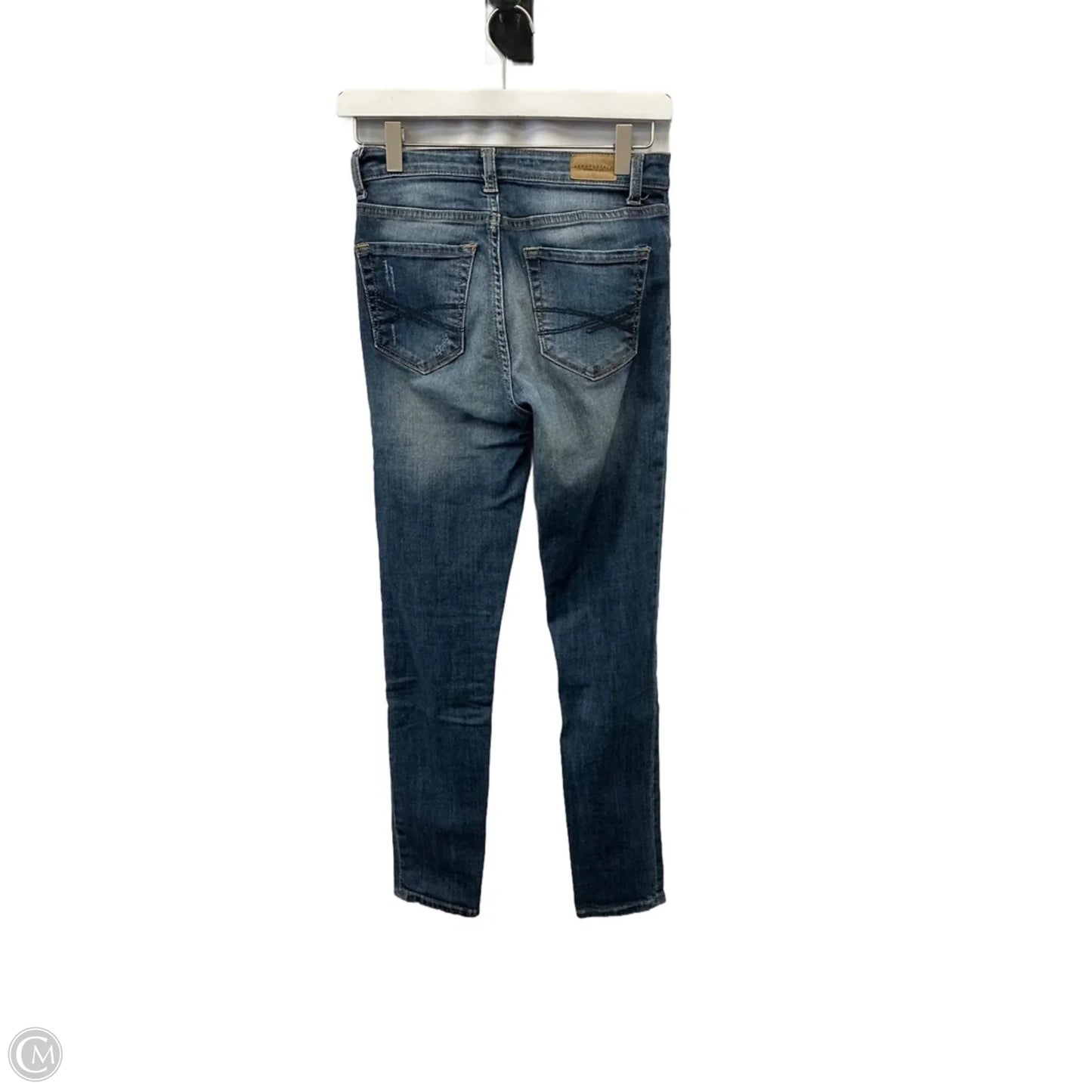 Jeans Skinny By Aeropostale In Blue Denim, Size: 2