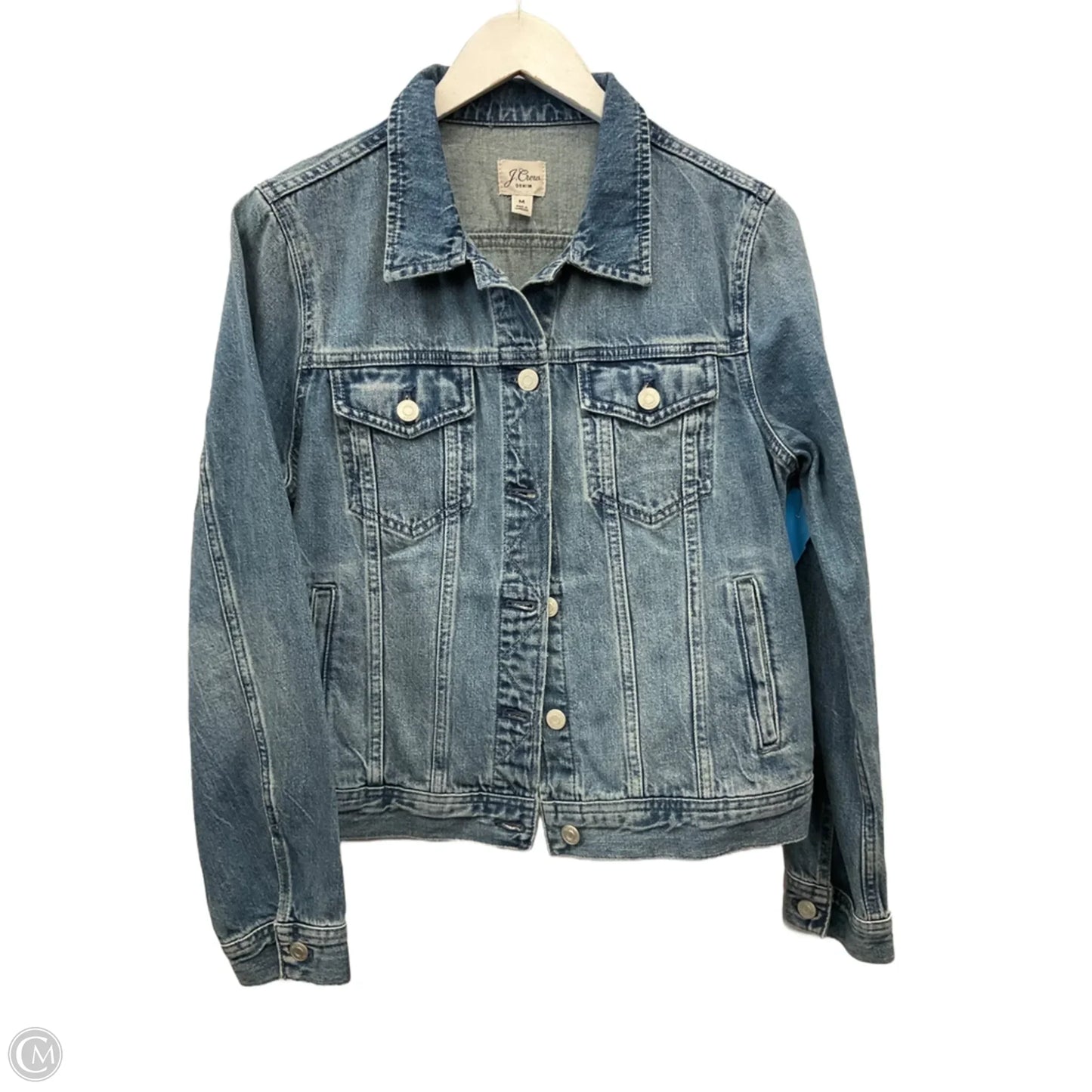 Jacket Denim By J. Crew In Blue Denim, Size: M