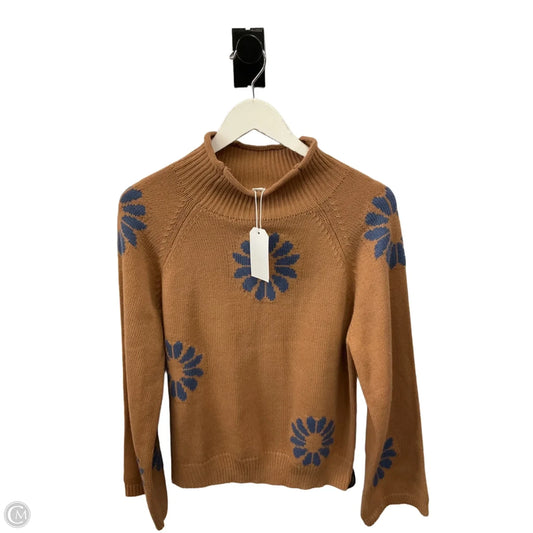 Sweater By Clothes Mentor In Brown, Size: S