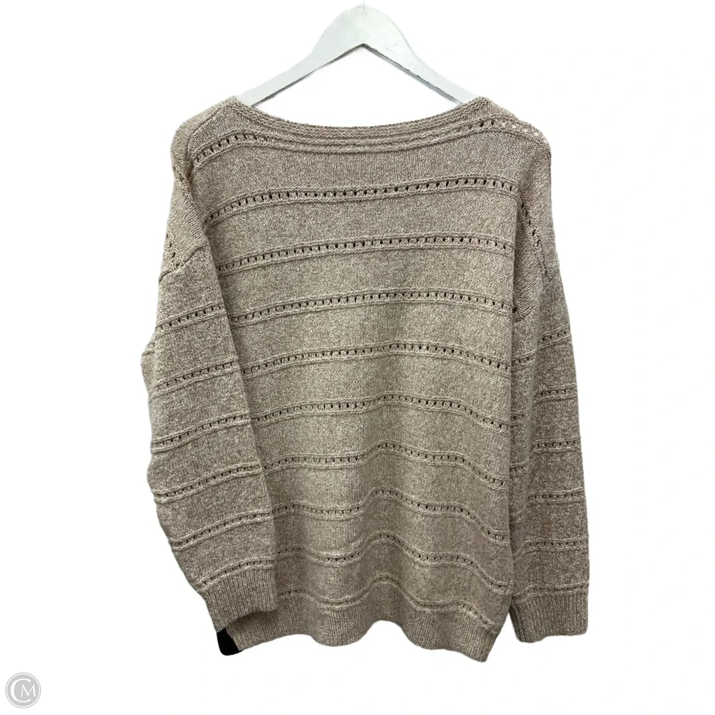 Sweater By Clothes Mentor In Tan, Size: M