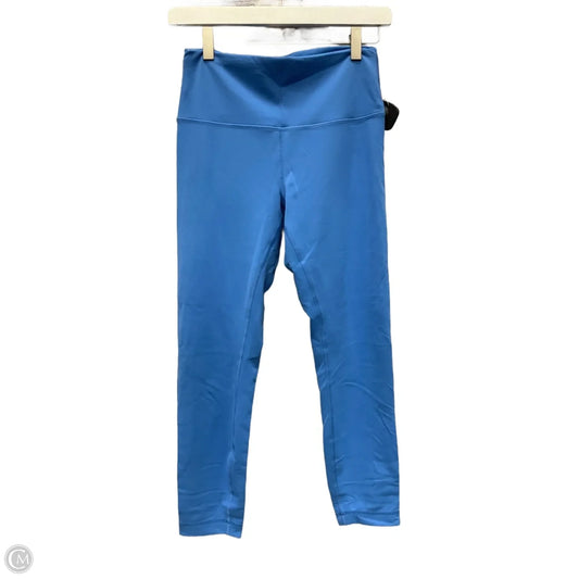 Athletic Leggings By Lululemon In Blue, Size: 8