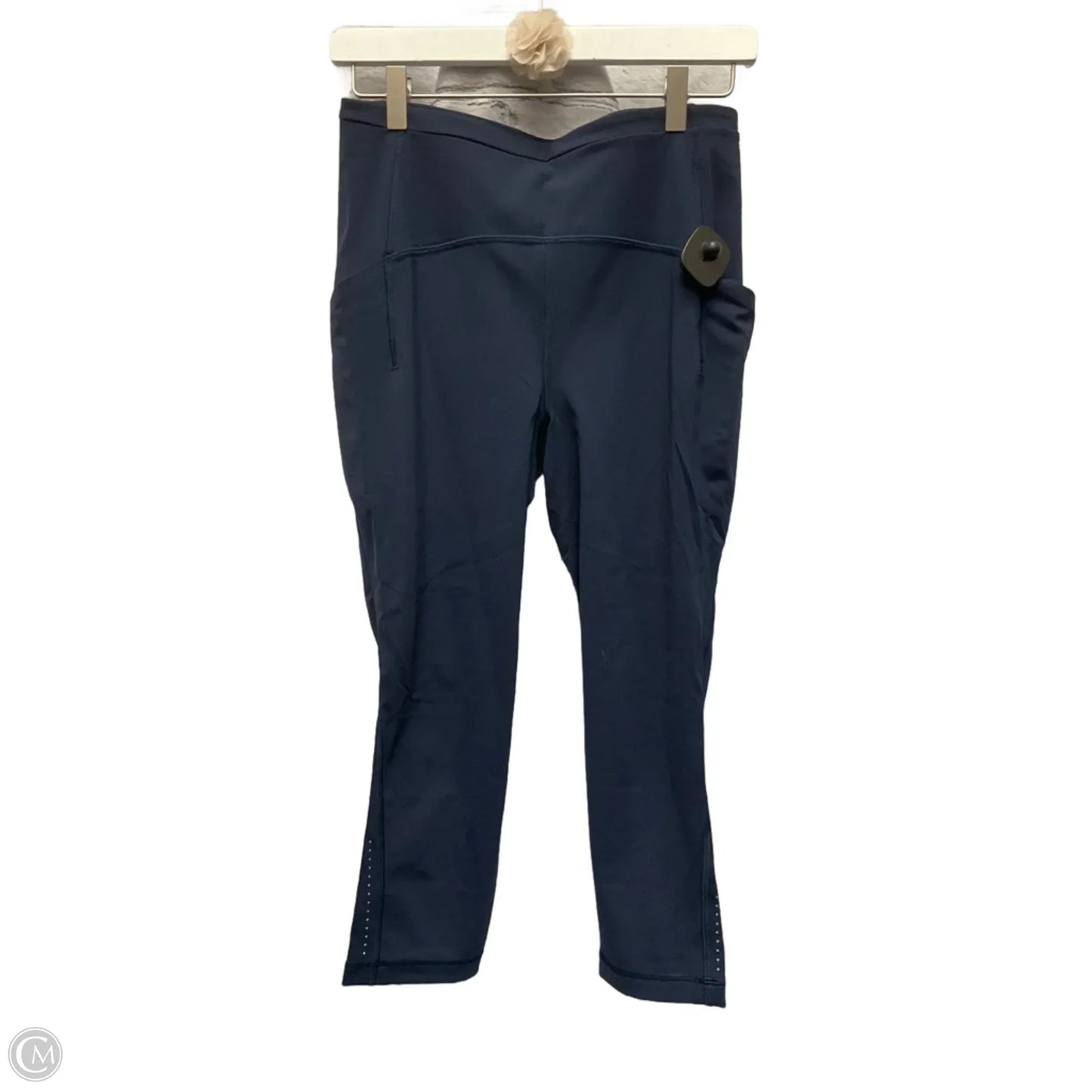 Athletic Leggings By Lululemon In Blue, Size: 8