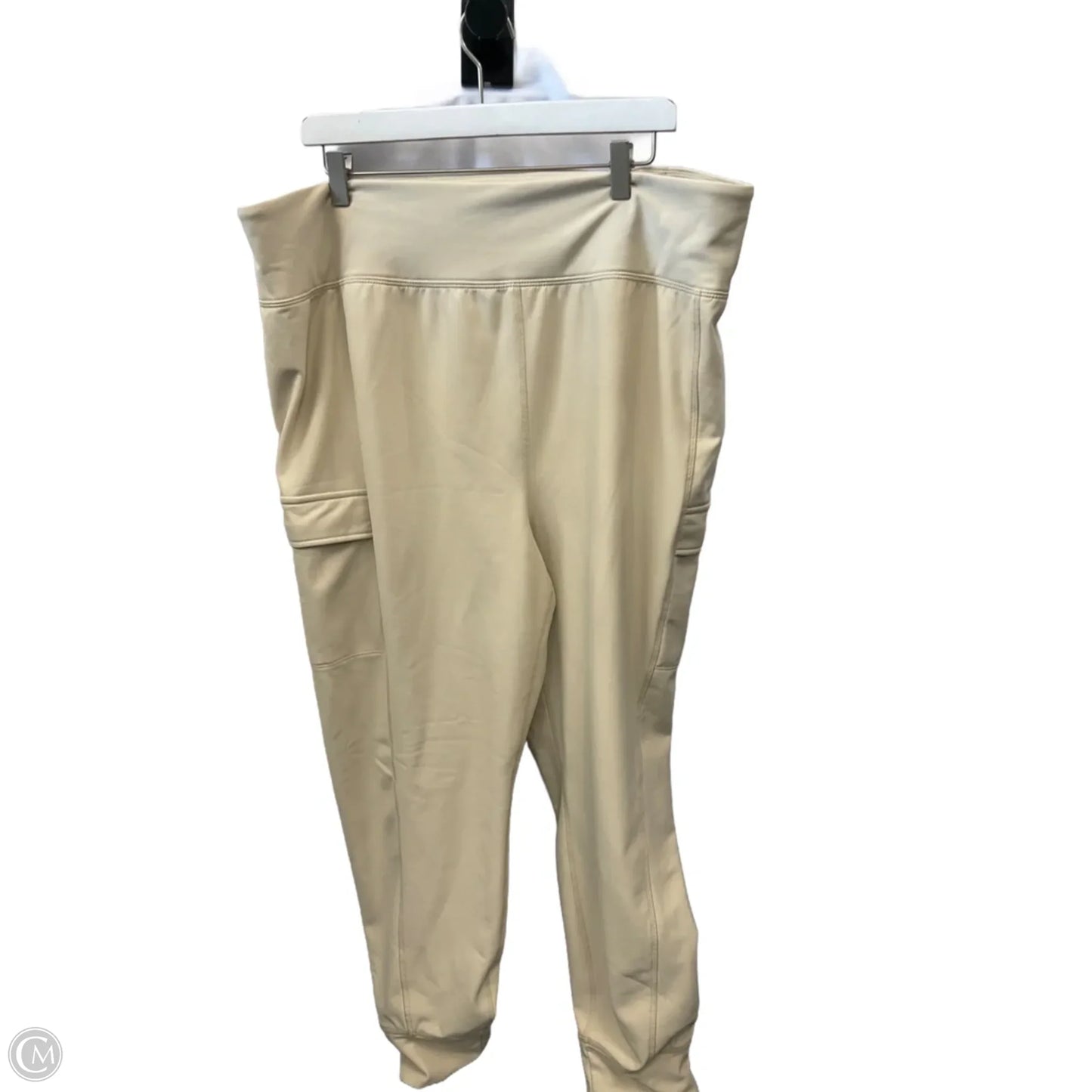 Athletic Pants By Old Navy In Cream, Size: 2x