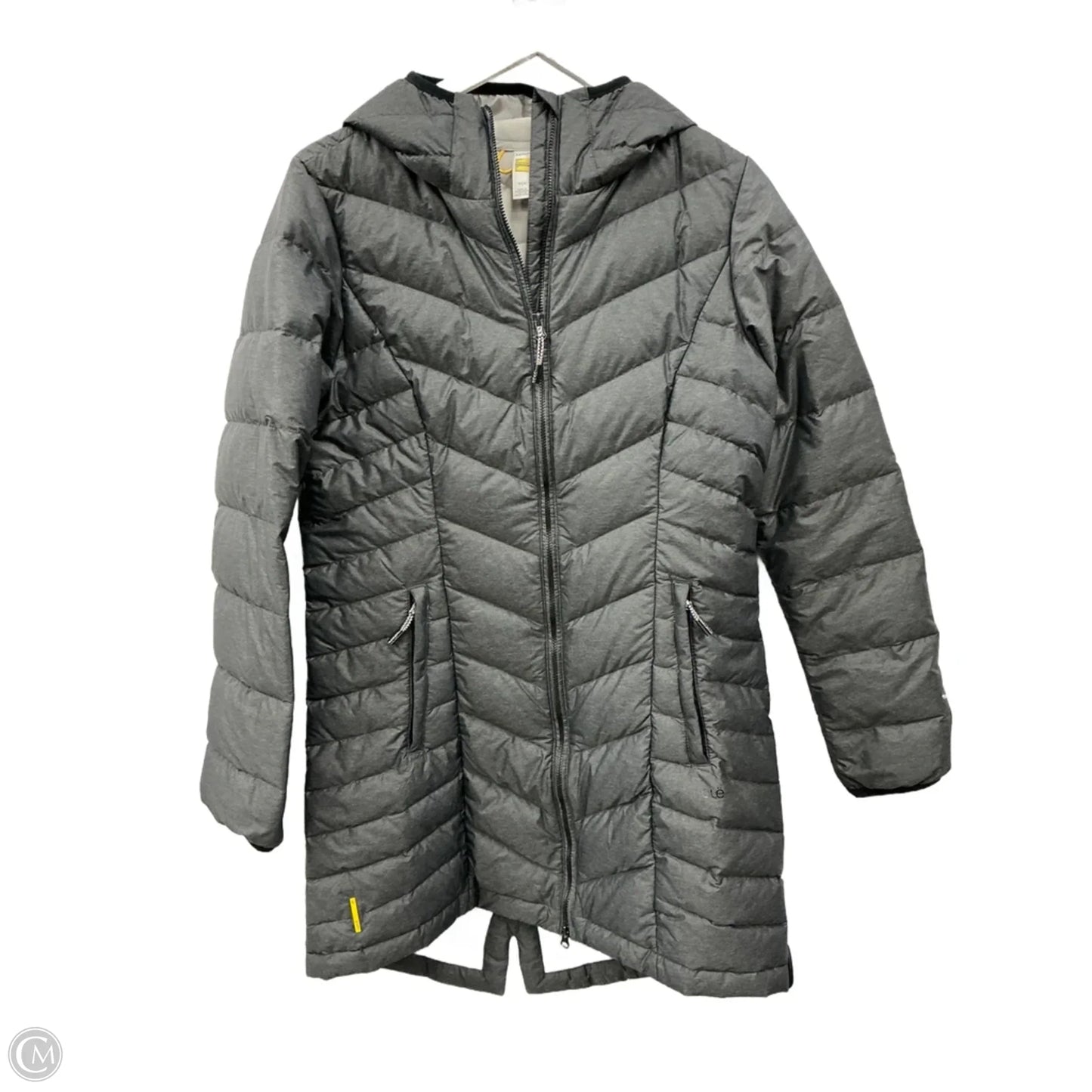 Jacket Puffer & Quilted By Lole In Grey, Size: M