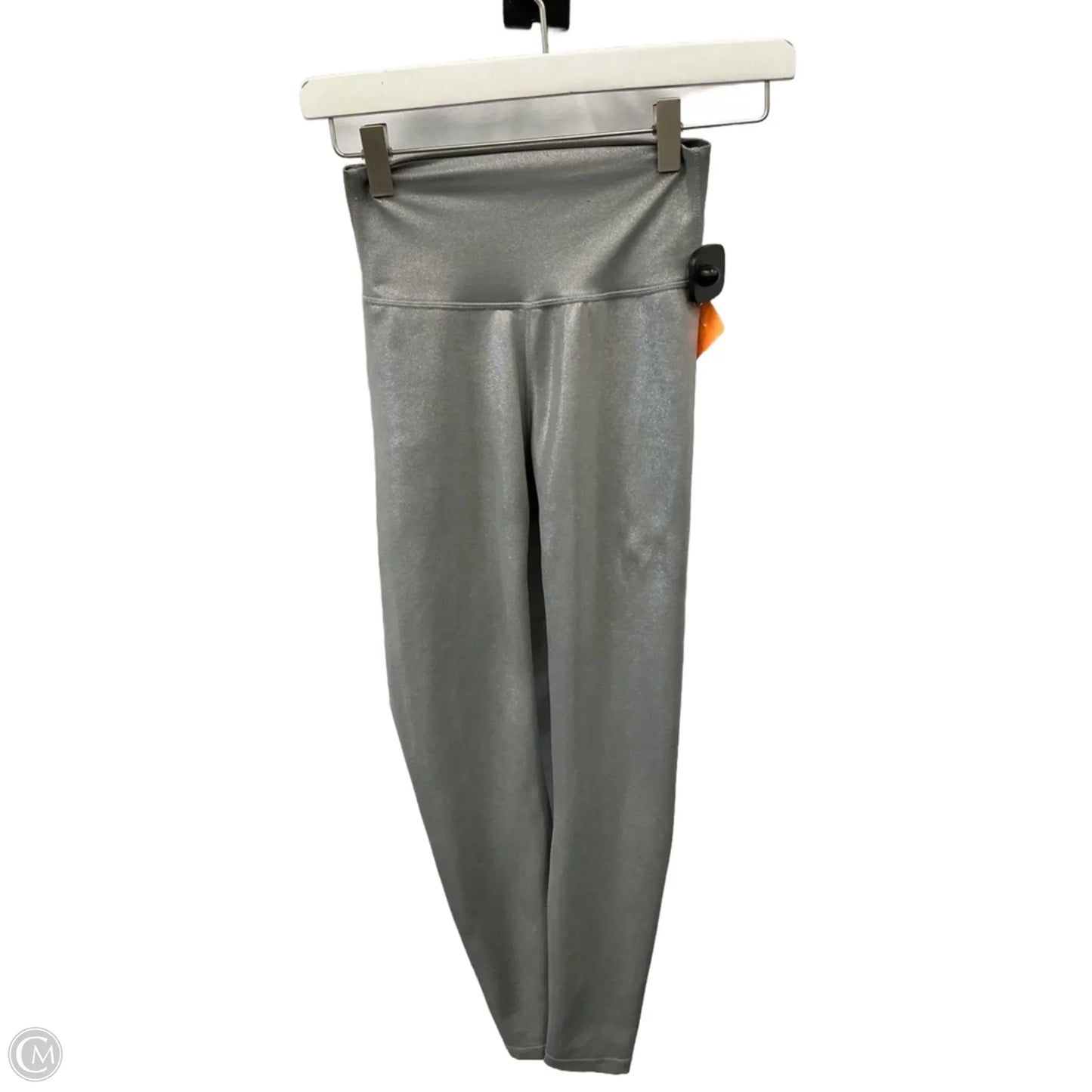 Athletic Leggings By Clothes Mentor In Silver, Size: Xs
