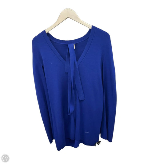 Sweater Cardigan By Chicos In Blue, Size: M