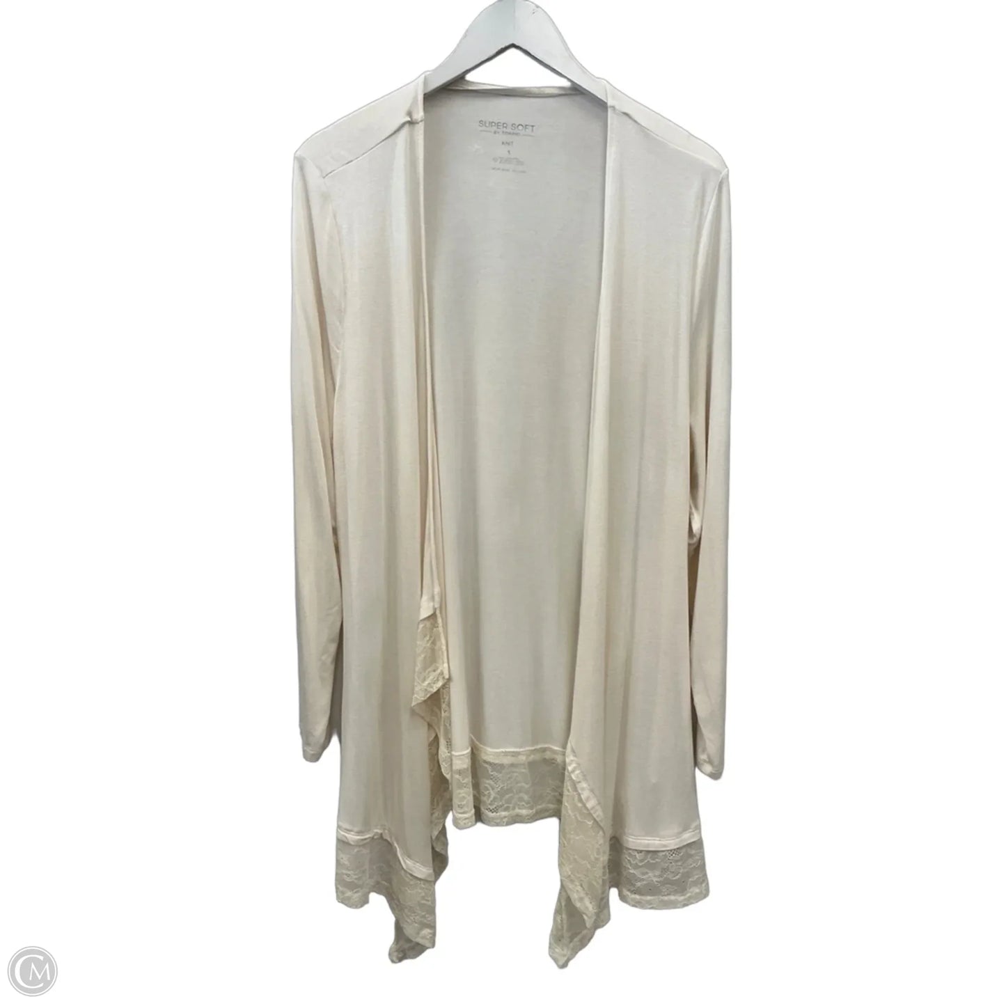 Cardigan By Torrid In Cream, Size: 1x