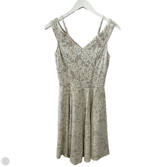 Dress Casual Short By Blue Rain In Beige, Size: M