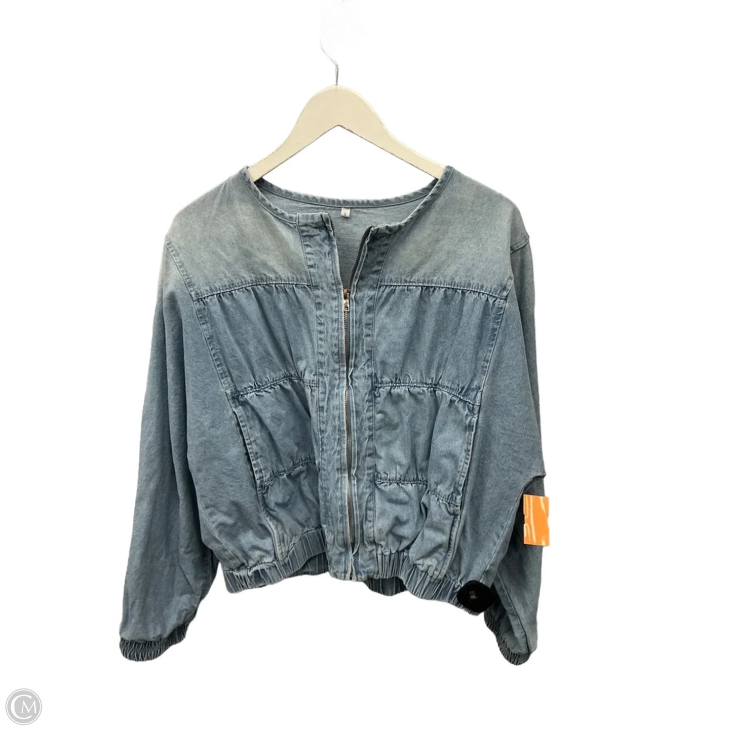 Jacket Denim By Clothes Mentor In Blue Denim, Size: S