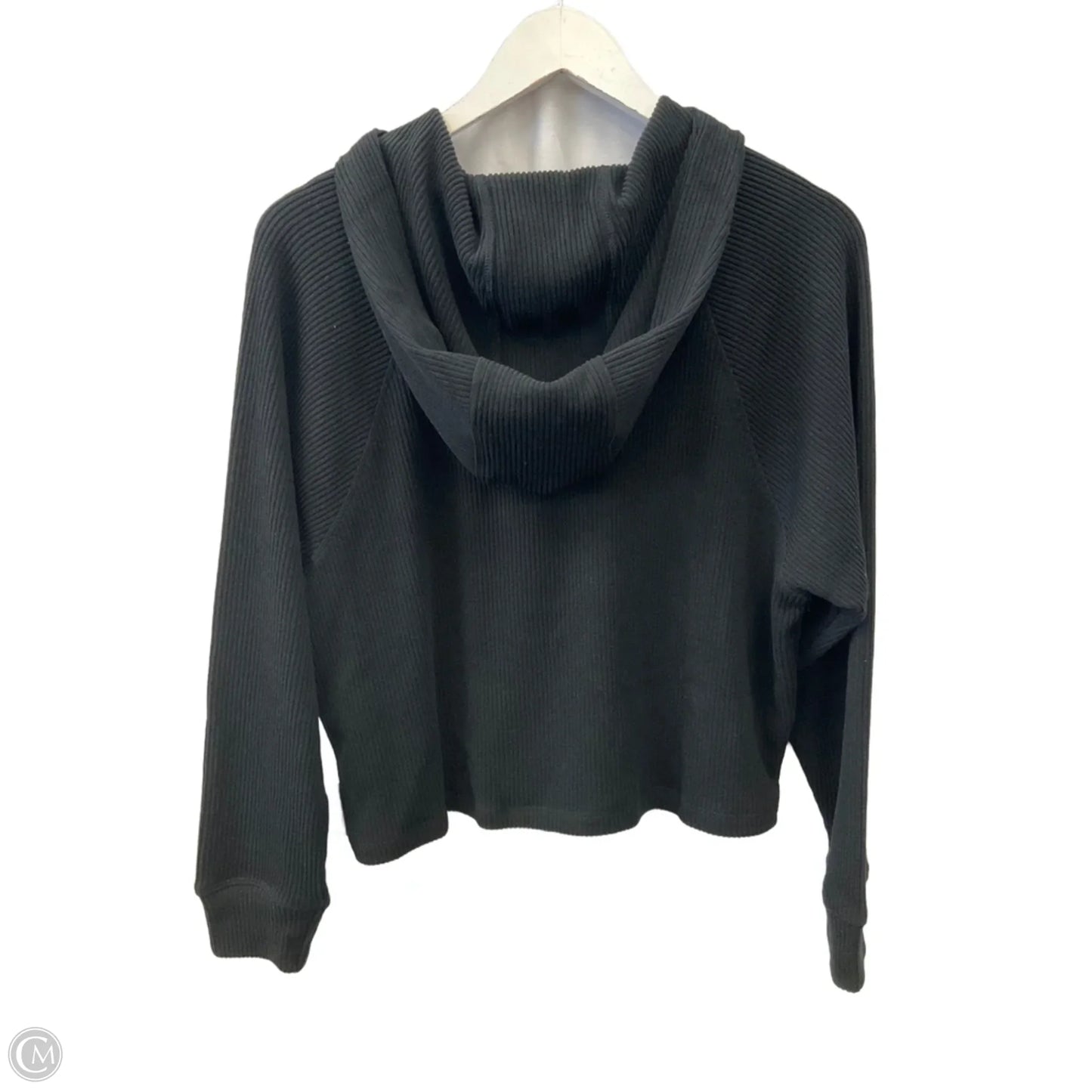 Athletic Sweatshirt Hoodie By Dkny In Black, Size: S