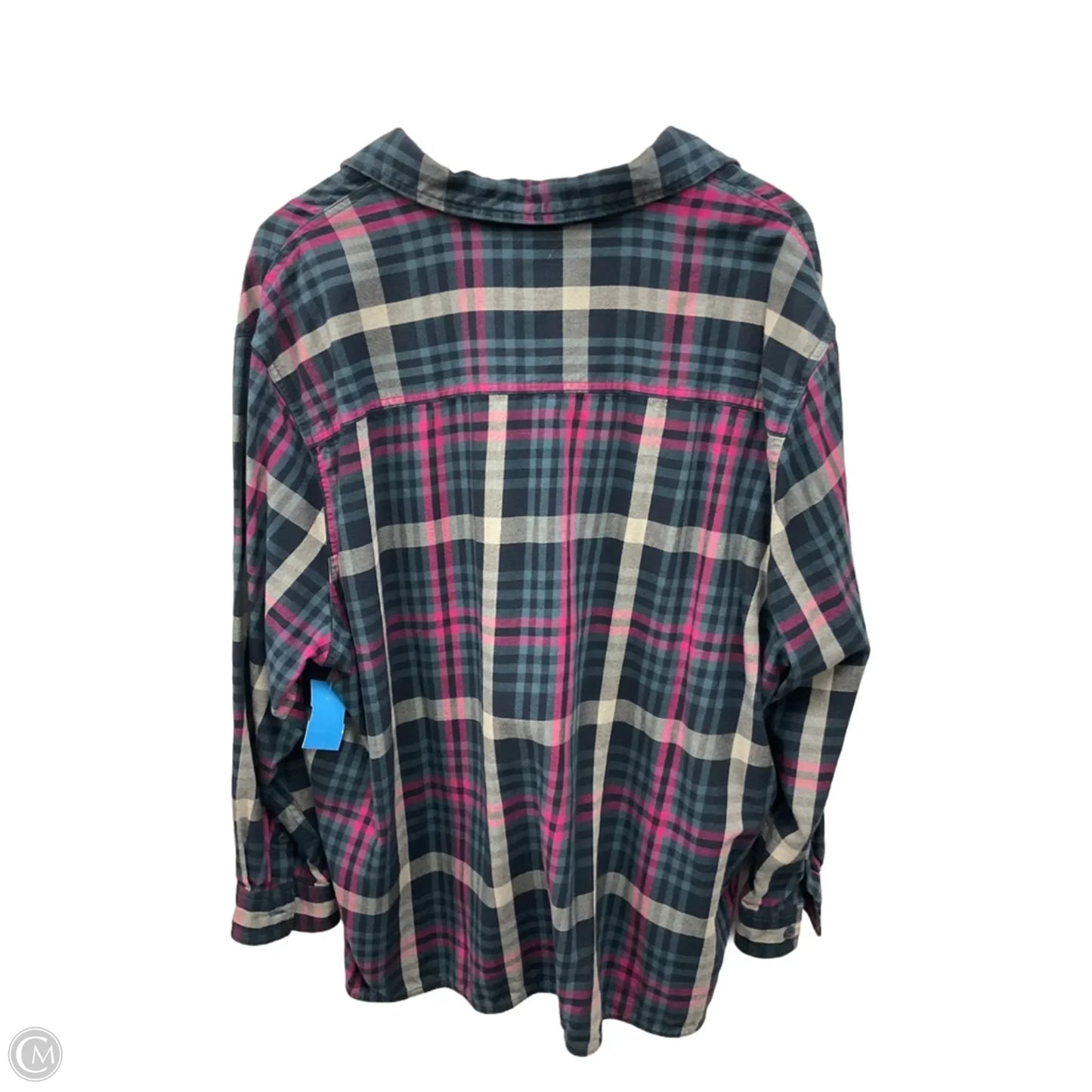 Top Long Sleeve By Lee In Blue, Size: Xl