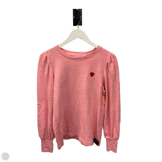 Top Long Sleeve By Loft In Pink, Size: S
