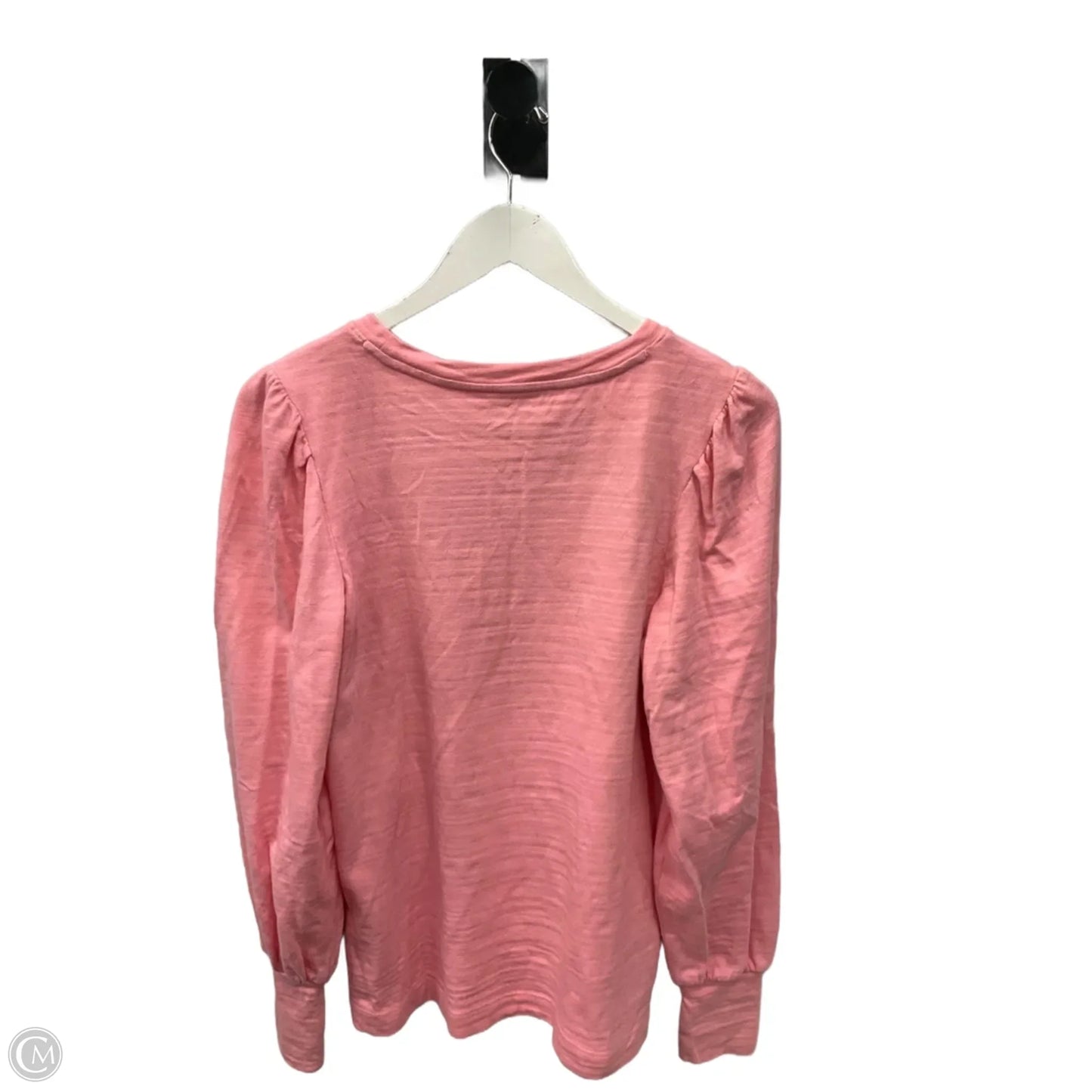 Top Long Sleeve By Loft In Pink, Size: S