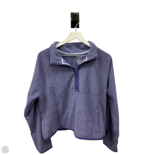 Athletic Sweatshirt Collar By Tek Gear In Purple, Size: Xl